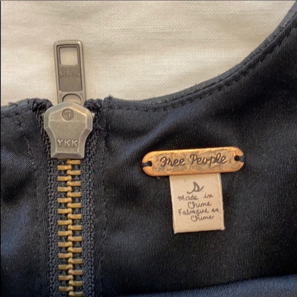 Free People Vegan Leather Fitted Bodycon Dress - Picture 5 of 7